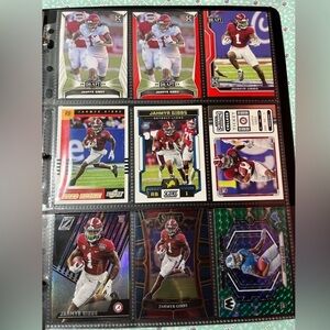 Jahmyr Gibbs 🏈 “2023” NFL Football RC Rookie/Draft Pick Cards Collection of 9